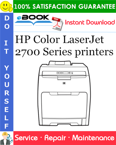 HP Color LaserJet 2700 Series printers Service Repair Manual