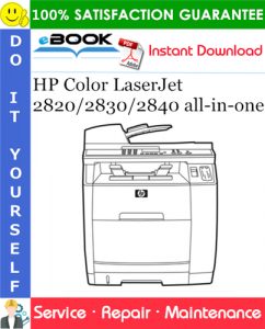 HP Color LaserJet 2820/2830/2840 all-in-one Service Repair Manual