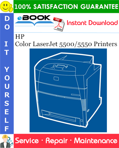 HP Color LaserJet 5500/5550 Printers Service Repair Manual