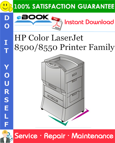 HP Color LaserJet 8500/8550 Printer Family Service Repair Manual