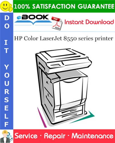 HP Color LaserJet 8550 series printer Service Repair Manual