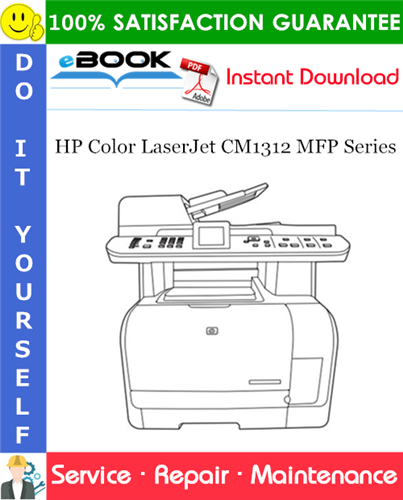 HP Color LaserJet CM1312 MFP Series Service Repair Manual