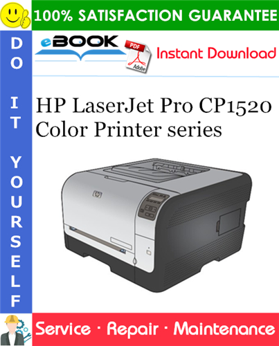 HP LaserJet Pro CP1520 Color Printer series Service Repair Manual