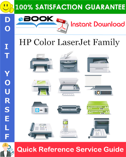 HP Color LaserJet Family Quick Reference Service Guide