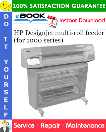 HP Designjet multi-roll feeder (for 1000 series) Service Repair Manual