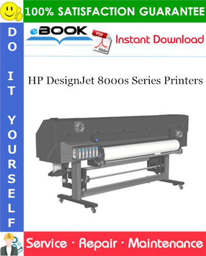 HP DesignJet 8000s Series Printers Service Repair Manual
