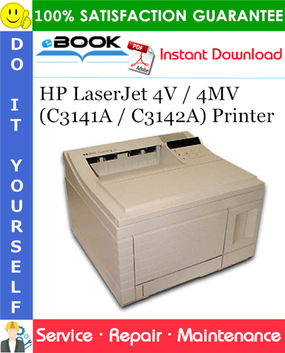 HP LaserJet 4V / 4MV (C3141A / C3142A) Printer Service Repair Manual
