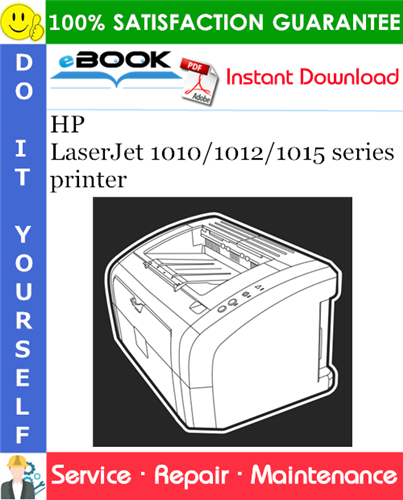 HP LaserJet 1010/1012/1015 series printer Service Repair Manual