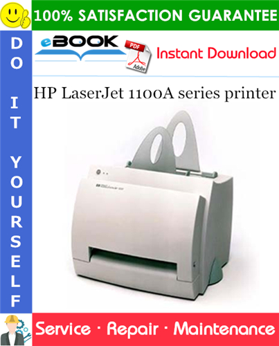 HP LaserJet 1100A series printer Service Repair Manual