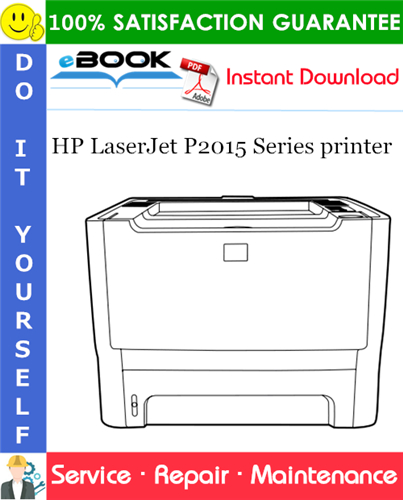 HP LaserJet P2015 Series printer Service Repair Manual
