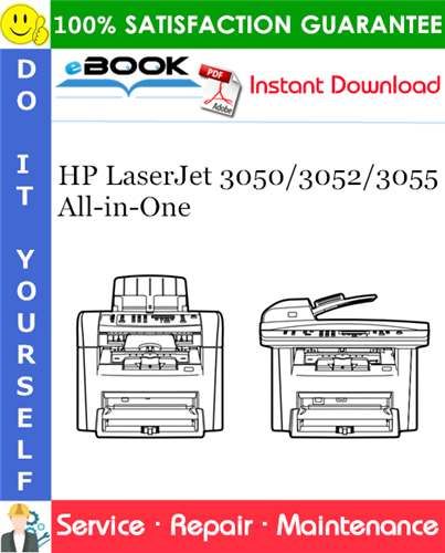 HP LaserJet 3050/3052/3055 All-in-One Service Repair Manual