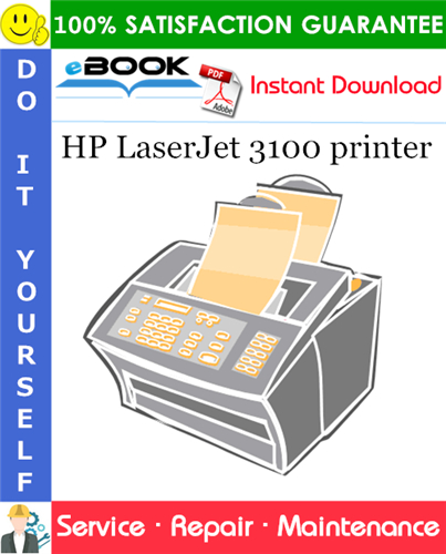 HP LaserJet 3100 printer Service Repair Manual
