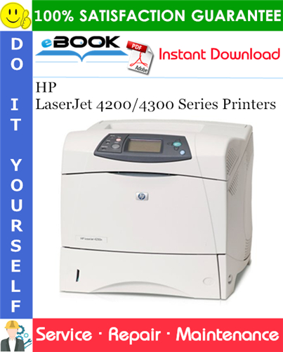 HP LaserJet 4200/4300 Series Printers Service Repair Manual