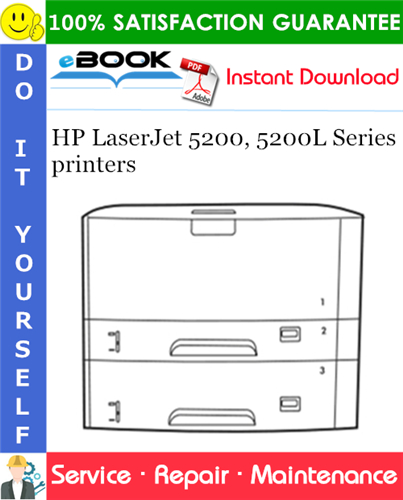 HP LaserJet 5200, 5200L Series printers Service Repair Manual