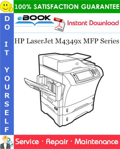 HP LaserJet M4349x MFP Series Service Repair Manual