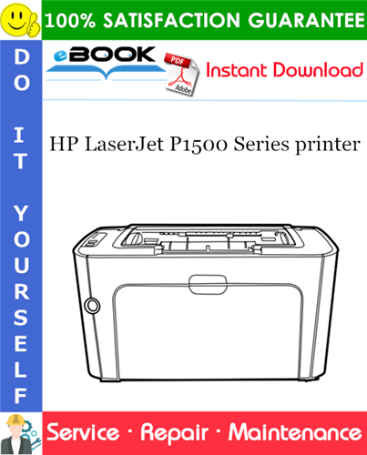 HP LaserJet P1500 Series printer Service Repair Manual