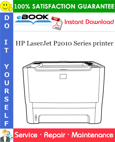 HP LaserJet P2010 Series printer Service Repair Manual
