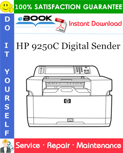 HP 9250C Digital Sender Service Repair Manual