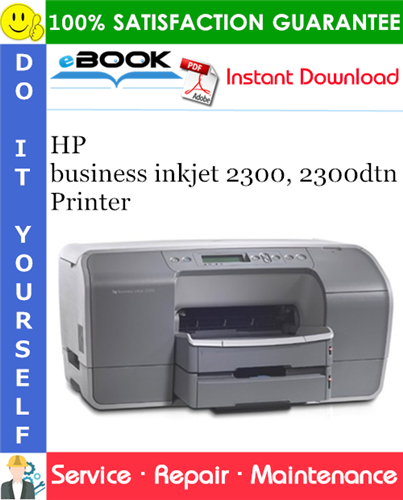 HP business inkjet 2300, 2300dtn Printer Service Repair Manual