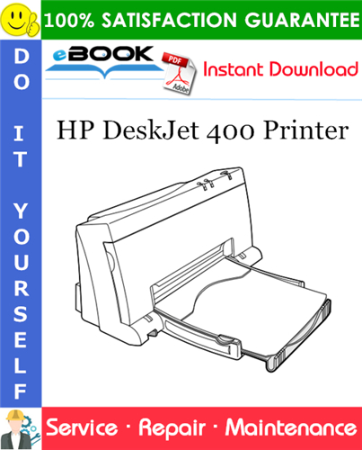HP DeskJet 400 Printer Service Repair Manual