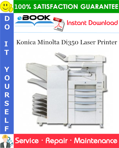 Konica Minolta Di350 Laser Printer Service Repair Manual