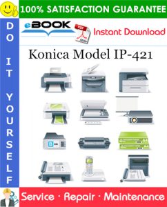 Konica Model IP-421 Service Repair Manual