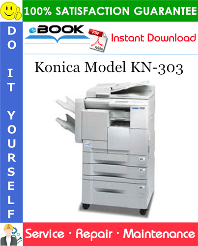 Konica Model KN-303 Service Repair Manual