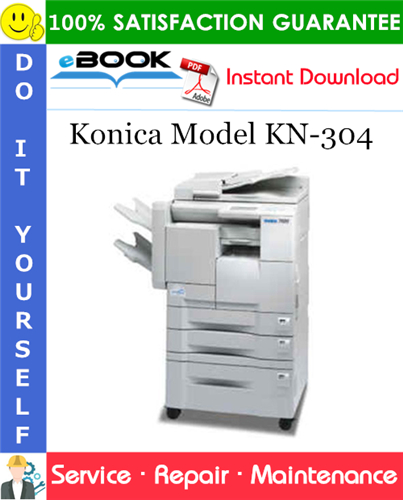 Konica Model KN-304 Service Repair Manual