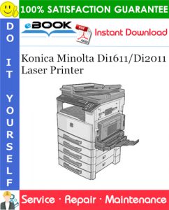 Konica Minolta Di1611/Di2011 Laser Printer Service Repair Manual