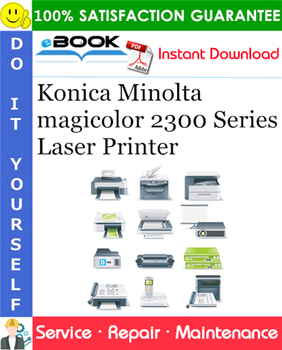 Konica Minolta magicolor 2300 Series Laser Printer Service Repair Manual