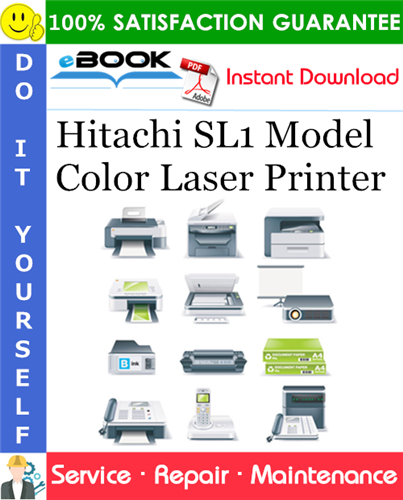 Hitachi SL1 Model Color Laser Printer Service Repair Manual