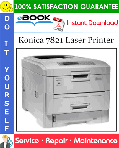 Konica 7821 Laser Printer Service Repair Manual