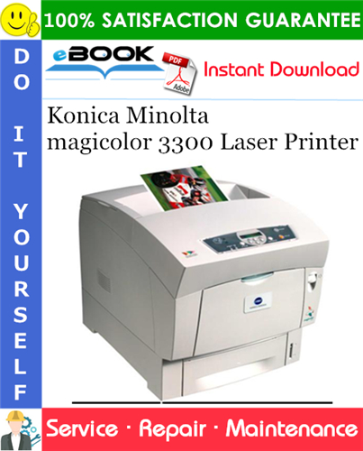 Konica Minolta magicolor 3300 Laser Printer Service Repair Manual