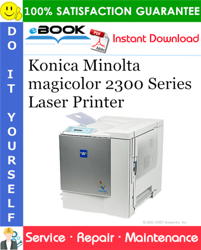 Konica Minolta magicolor 2300 Series Laser Printer Service Repair Manual + Parts Catalog