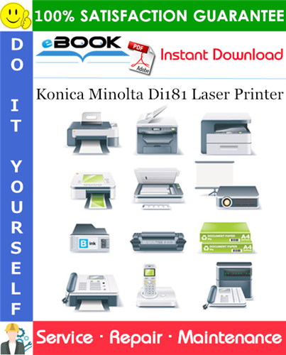 Konica Minolta Di181 Laser Printer Service Repair Manual