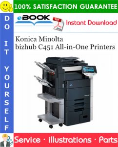 Konica Minolta bizhub C451 All-in-One Printers Parts Guide Manual