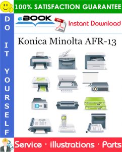 Konica Minolta AFR-13 Parts Manual