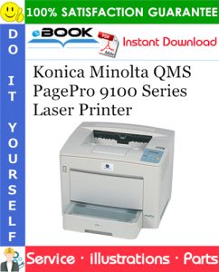 Konica Minolta QMS PagePro 9100 Series Laser Printer Parts Manual