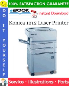 Konica 1212 Laser Printer Parts Manual