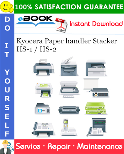Kyocera Paper handler Stacker HS-1 / HS-2 Service Repair Manual