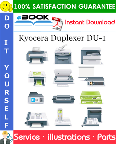 Kyocera Duplexer DU-1 Parts Catalogue Manual