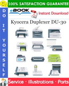 Kyocera Duplexer DU-30 Parts Catalogue Manual