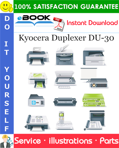 Kyocera Duplexer DU-30 Parts Catalogue Manual