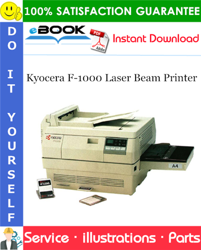 Kyocera F-1000 Laser Beam Printer Parts Catalogue Manual