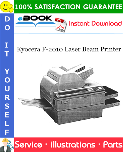 Kyocera F-2010 Laser Beam Printer Parts Catalogue Manual