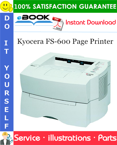 Kyocera FS-600 Page Printer Parts Catalogue Manual