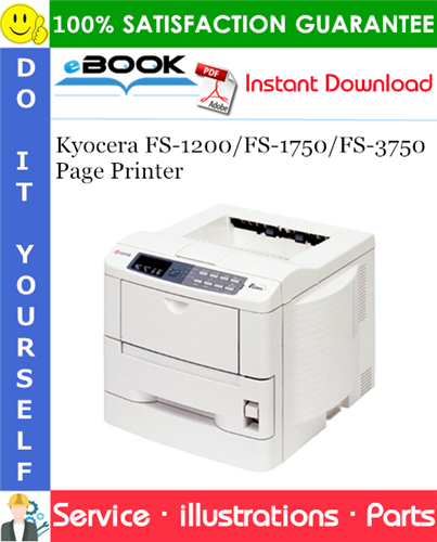 Kyocera FS-1200/FS-1750/FS-3750 Page Printer Parts Catalogue Manual