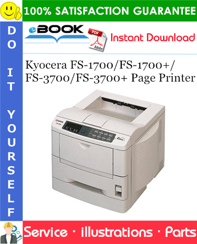 Kyocera FS-1700/FS-1700+/FS-3700/FS-3700+ Page Printer Parts Catalogue Manual