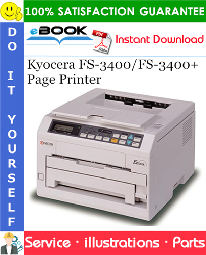 Kyocera FS-3400/FS-3400+ Page Printer Parts Catalogue Manual