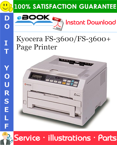 Kyocera FS-3600/FS-3600+ Page Printer Parts Manual